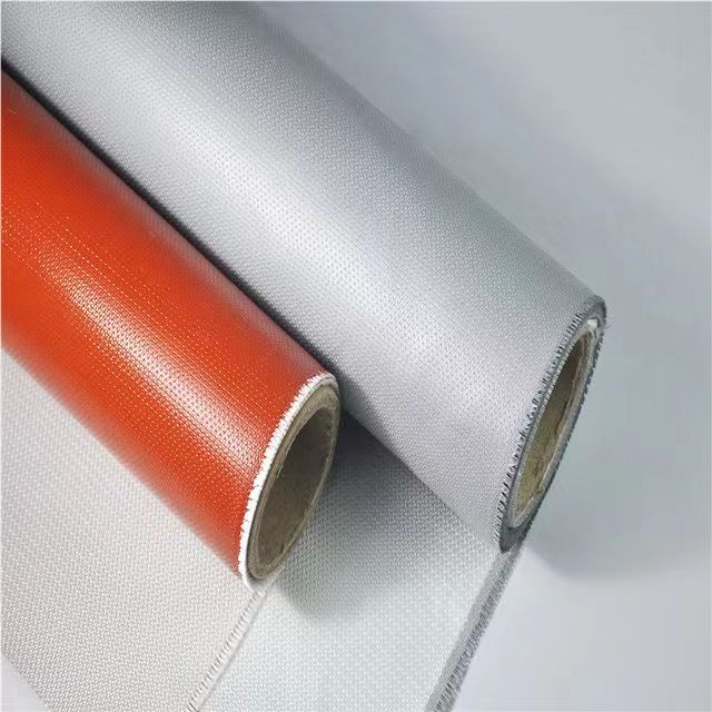 RD666ST2 910g/m2 0.7mm Silicone coated fiberglass Fabric